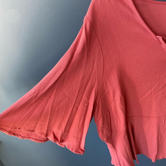 Mossimo Cropped Flutter Shirt - Picture 4 of 4